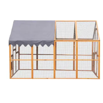 Deluxe Outdoor Pet Haven with Waterproof Guard