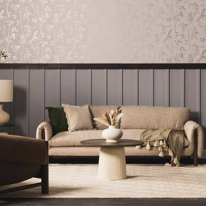 Ramsbury Beige Trellis Wool Rug