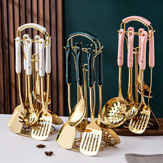 Elegant Stainless Steel Culinary Set