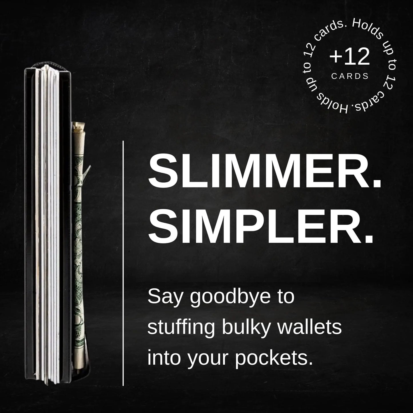 Minimalist Credit Card Holder & Money Clip Wallet