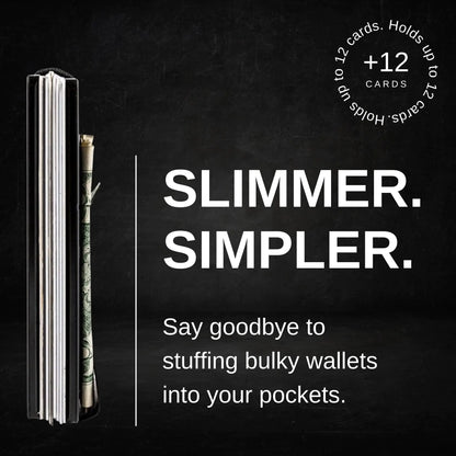 Minimalist Credit Card Holder & Money Clip Wallet
