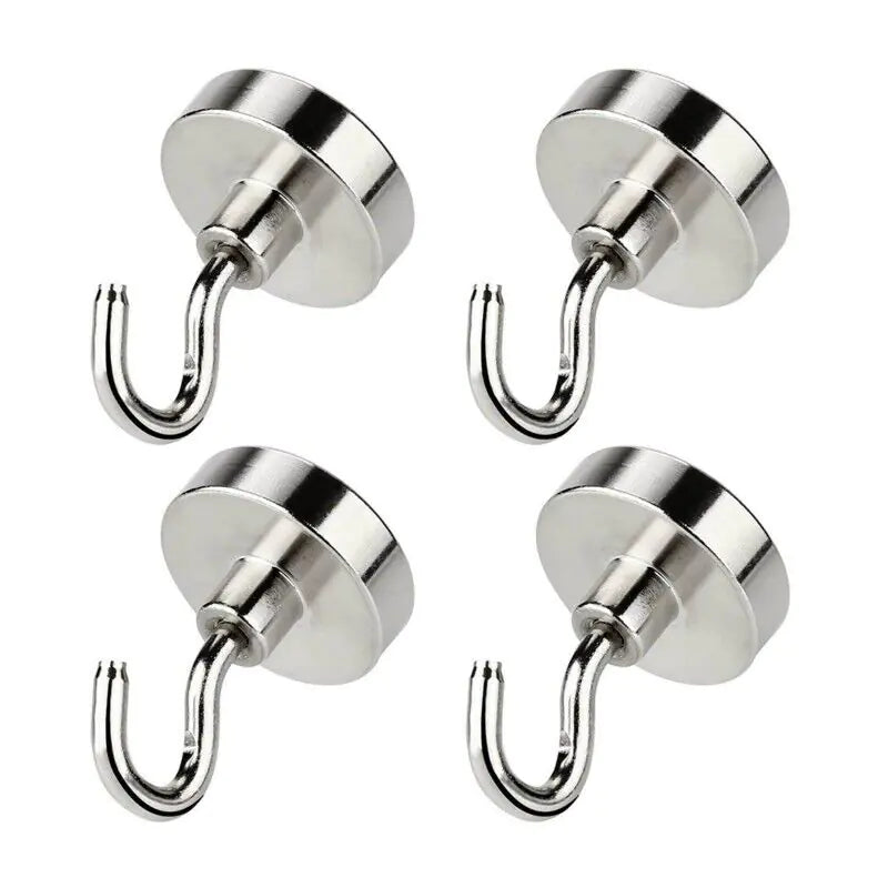 10x Neodymium Magnetic Hook Set USA