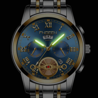 Men's Classic Stainless Quartz Watch