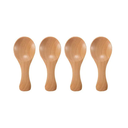 Mini Wooden Spoons 4Pcs
