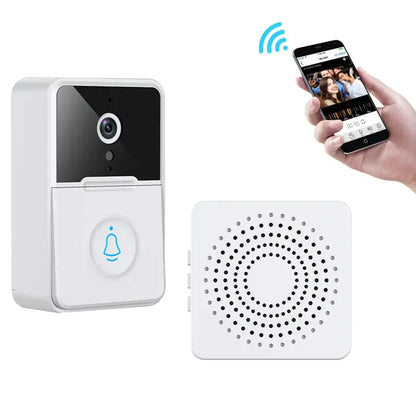 ElegantView HD 1080P Smart WiFi Doorbell with Night Vision and Intercom