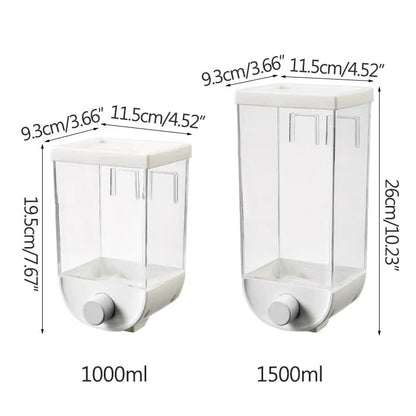 Wall Mount Food Storage Dispenser