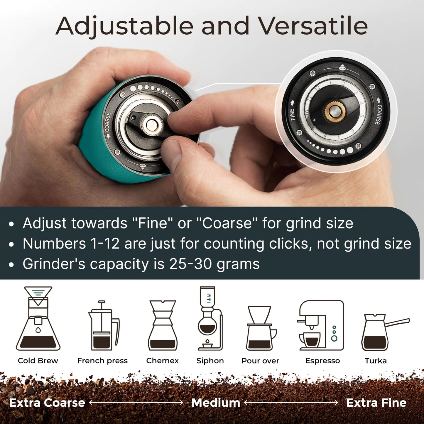 Alpaca Ventures Manual Coffee Mill
