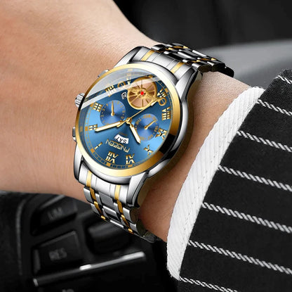 Men's Classic Stainless Quartz Watch