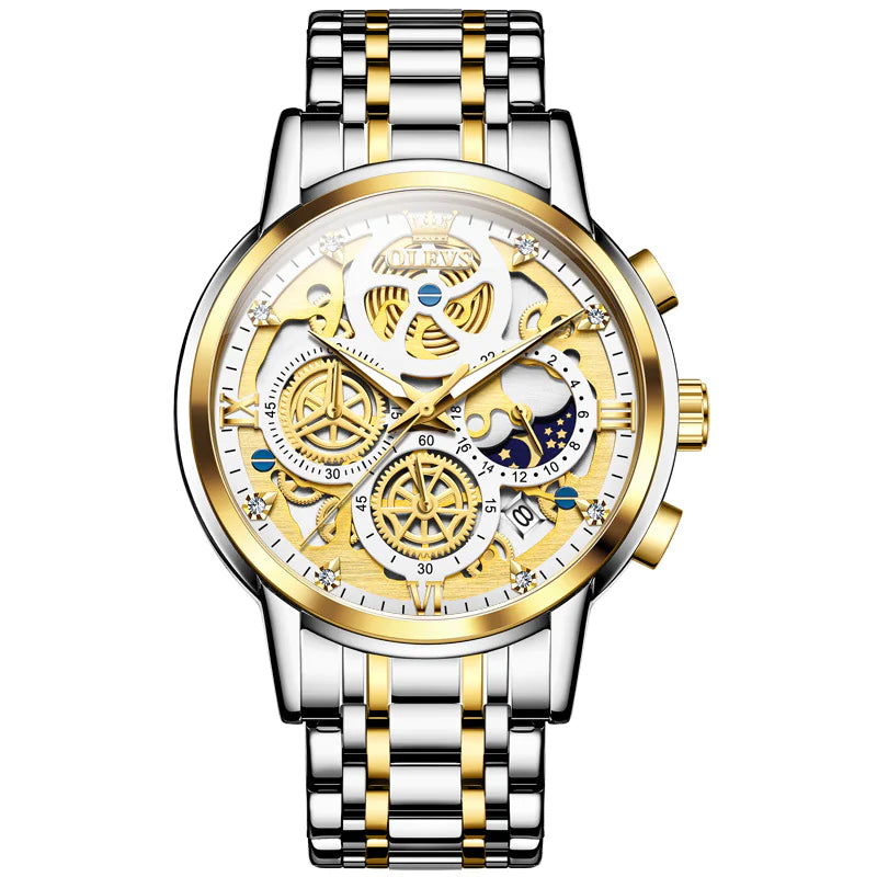 OLEVS ChronoElite Single Calendar Quartz Watch
