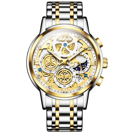OLEVS ChronoElite Single Calendar Quartz Watch