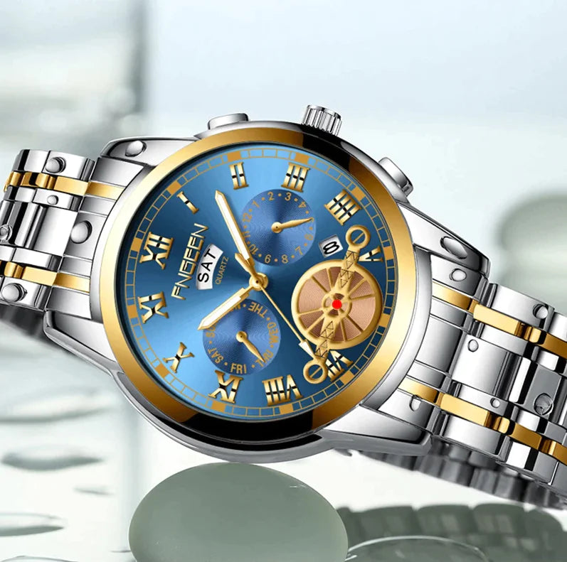 Men's Classic Stainless Quartz Watch