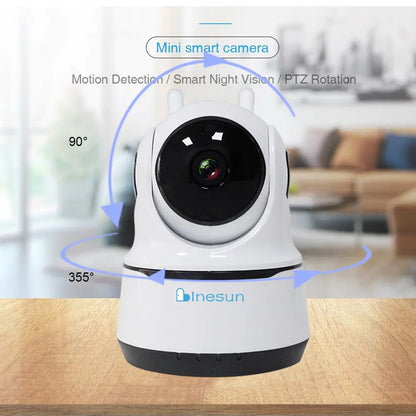 Advanced 1080P Baby Monitor Security Camera with Two Way Audio Night Vision Motion Detection