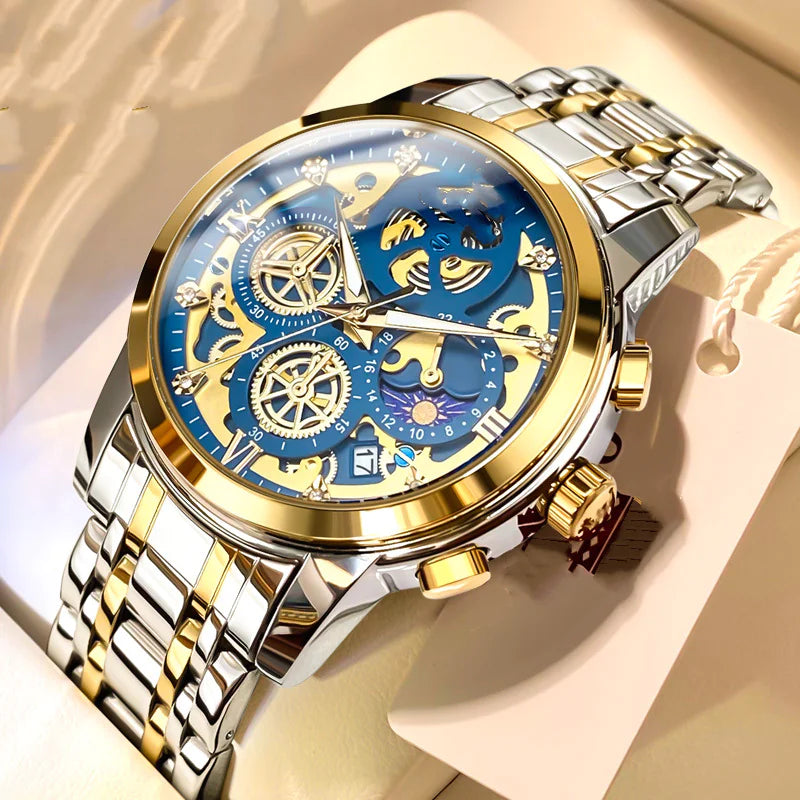 OLEVS ChronoElite Single Calendar Quartz Watch