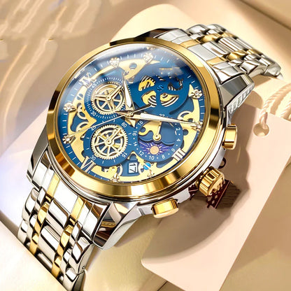 OLEVS ChronoElite Single Calendar Quartz Watch