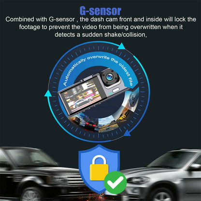 Dual HD 1080P Car Dash Cam with G-Sensor