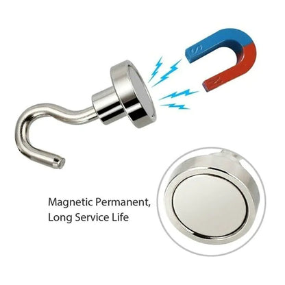 10x Neodymium Magnetic Hook Set USA