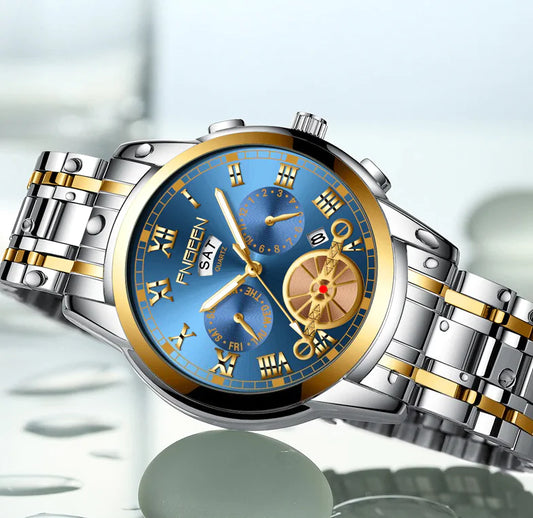 Men's Classic Stainless Quartz Watch