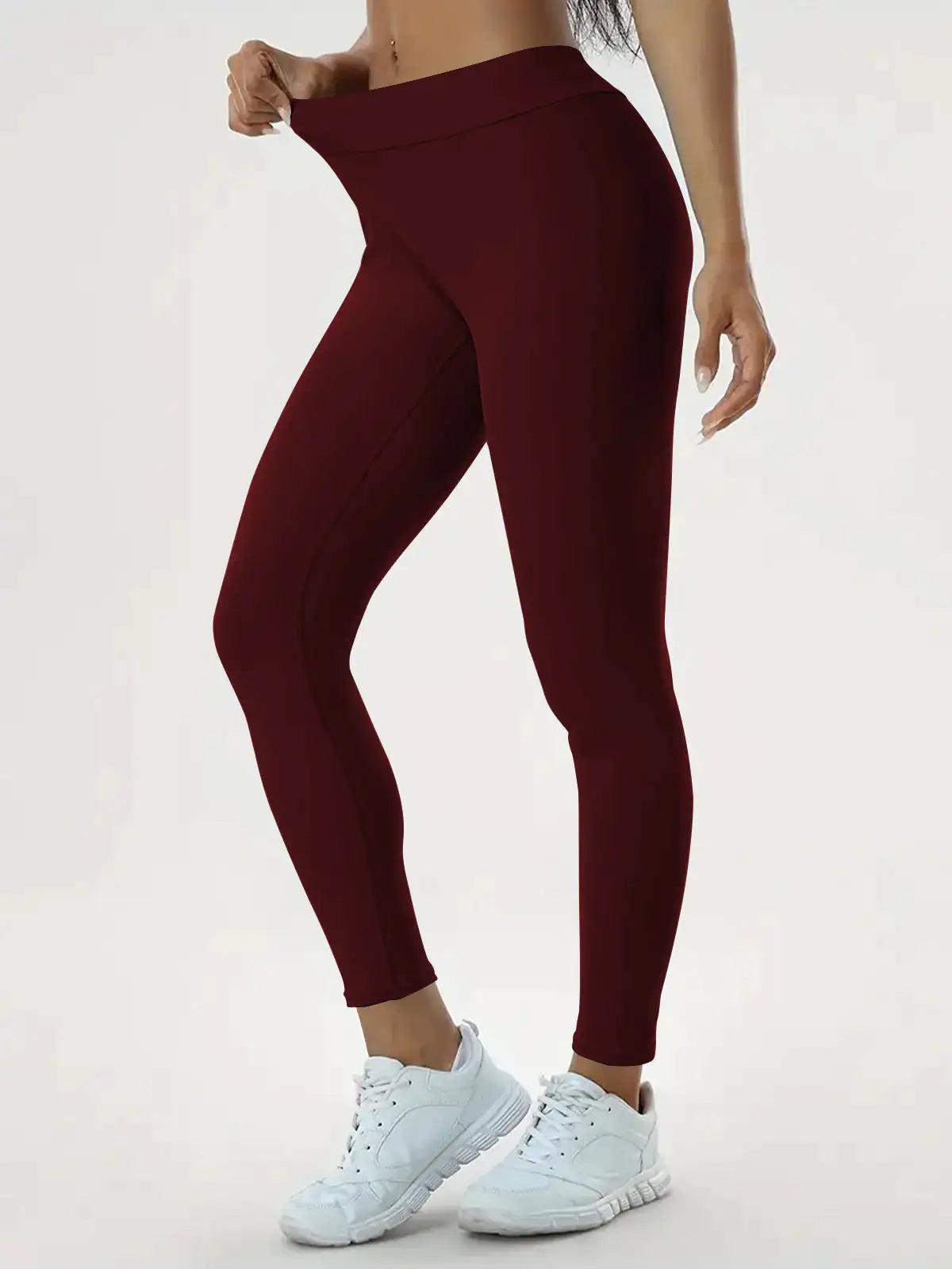 Elegant High-Waisted Sculpting Yoga Trousers
