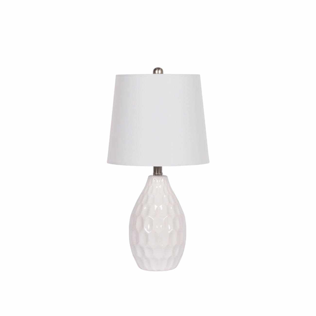 Taguig White Ceramic Table Lamp