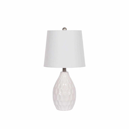 Taguig White Ceramic Table Lamp