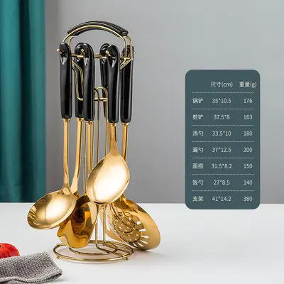 Elegant Stainless Steel Culinary Set