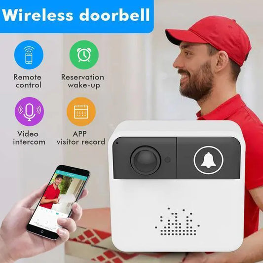 Smart Wireless Video Doorbell with WiFi and HD Monitoring