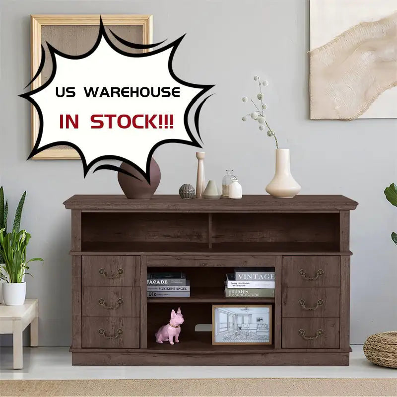 Chic Wood TV Stand for Modern Homes