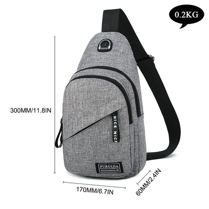Versatile Cross-Body Sling Bag w/ Adjustable Straps