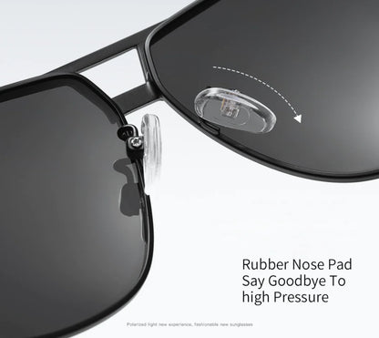 Men's UV400 Polarized Pilot Sunglasses for Outdoor Sports