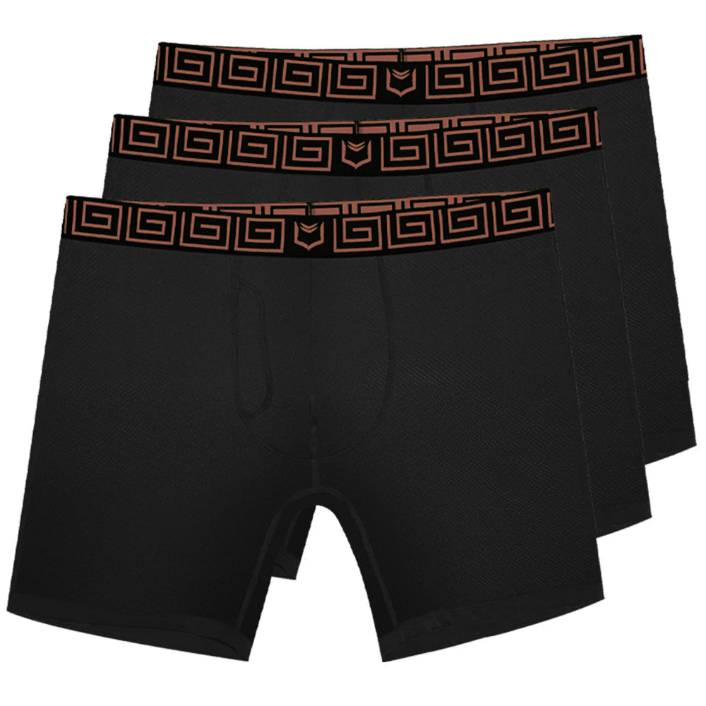 SHEATH V AirFlow 8" Sports Performance Boxer Brief 3 Pack