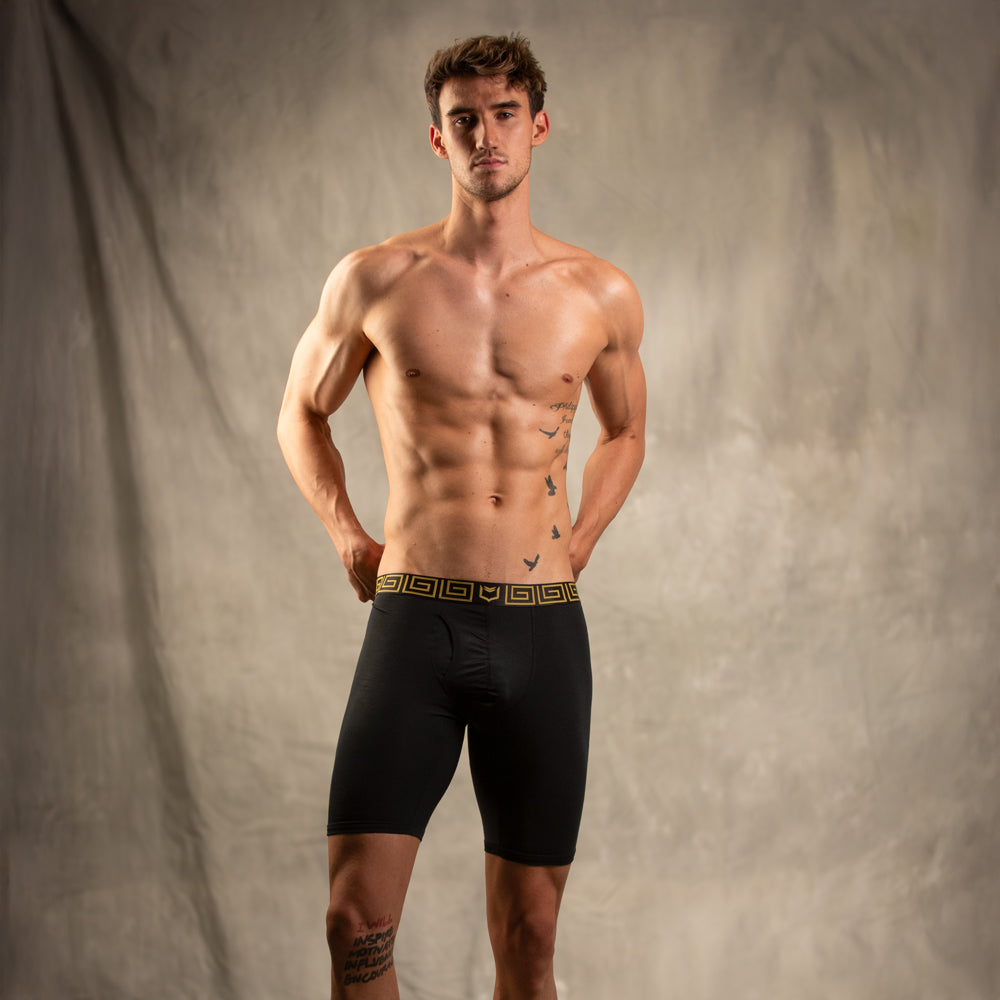 SHEATH V Men's 8" Sports Performance Boxer Brief