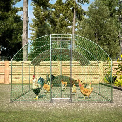 Large Metal Chicken Coop