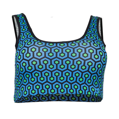 SHEATH Bamboo Hexagon Padded Comfort Bralette