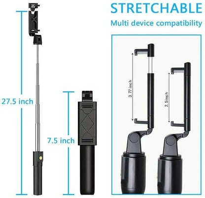 Selfie Stick Tripod with Remote for iPhone Samsung