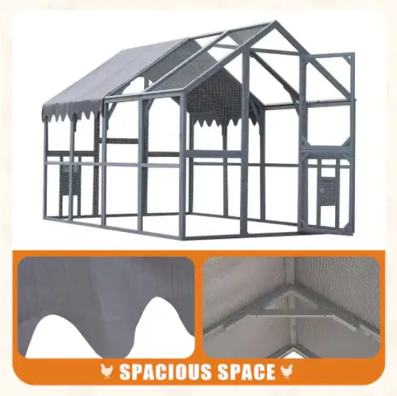 Spacious Outdoor Pet Playpen, Chicken Coop