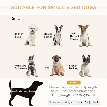 Luxury Small Dog Bed w/ Hidden Storage