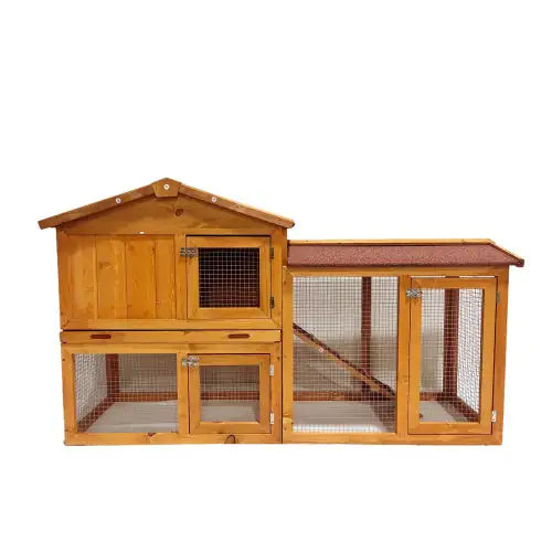 Compact Dual-Level Chicken/Rabbit/Pet Coop