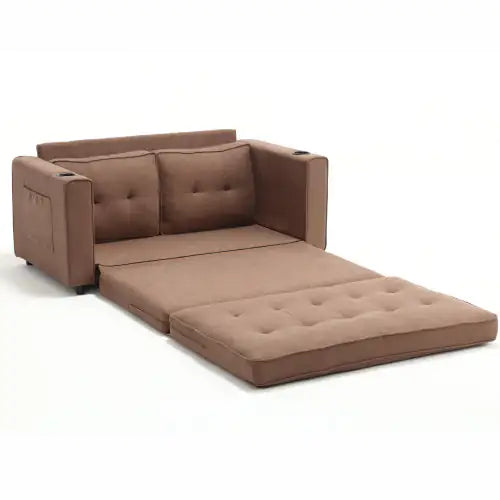 3-in-1 Sleeper Sofa with Storage Pockets