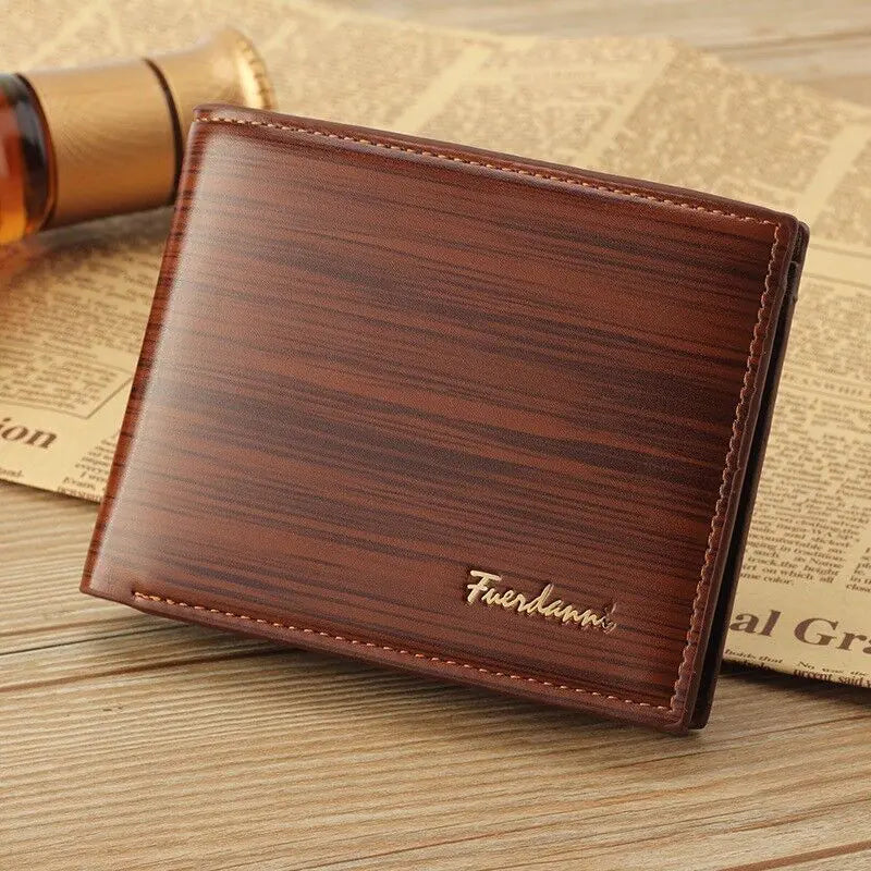 Men's Leather Bifold Wallet & Card Holder