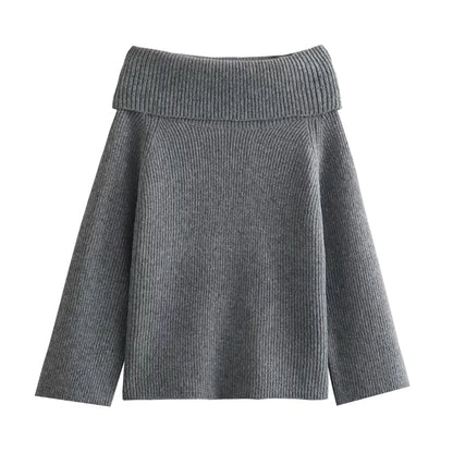Women's Solid Color Pullover Sweater