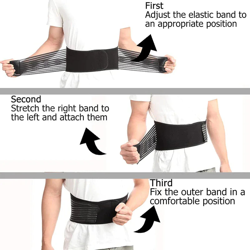 Lumbar Support Waist Belt for Men & Women