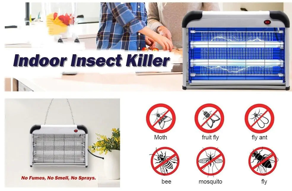 Insect Killer - Mosquito Zapper - Bug, Pest, Fly Trap Electric Light