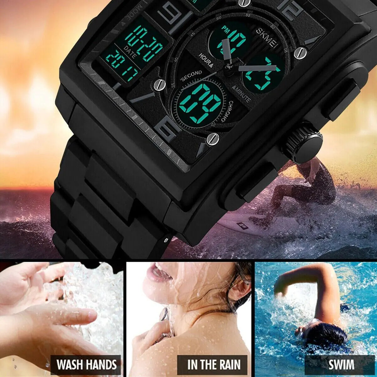 Tactical Chrono Quartz Men's Watch