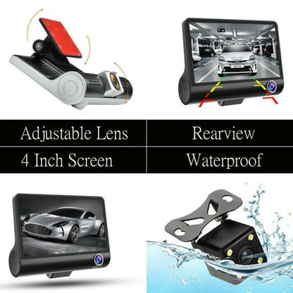 1080P Dual Lens Car Dash Cam with G-Sensor