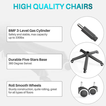 Deluxe Ergonomic Executive Chair with Adjustable Lumbar Support