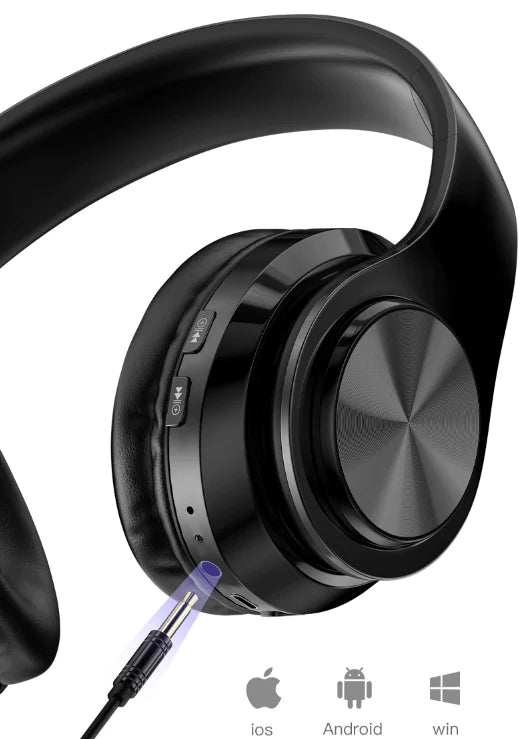 BassBoost Wireless Foldable Headphones