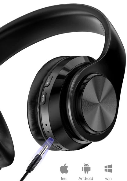 BassBoost Wireless Foldable Headphones