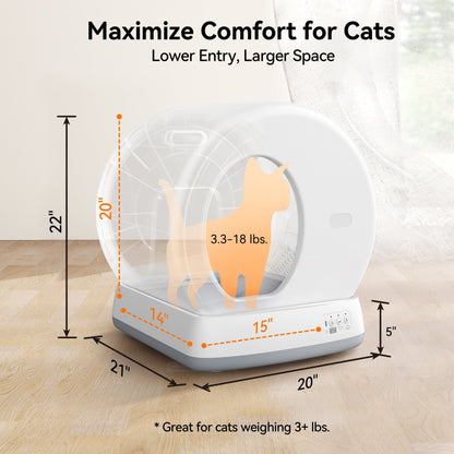Smart Automatic Self-Cleaning Cat Litter Box