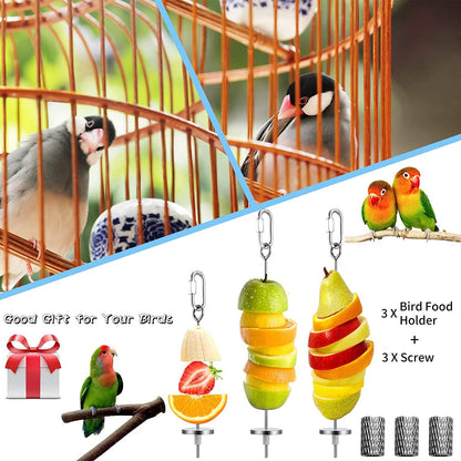3Pcs Bird Food Holder