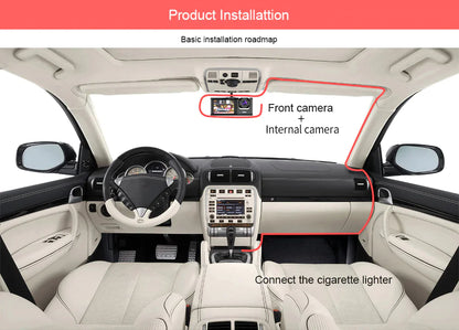 Dual HD 1080P Car Dash Cam with G-Sensor